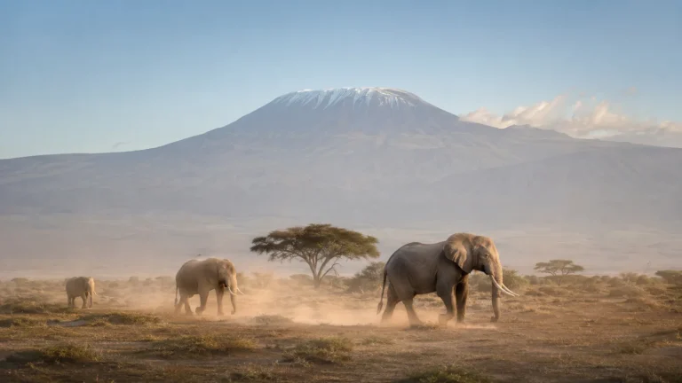 Amboseli Elephant Dust