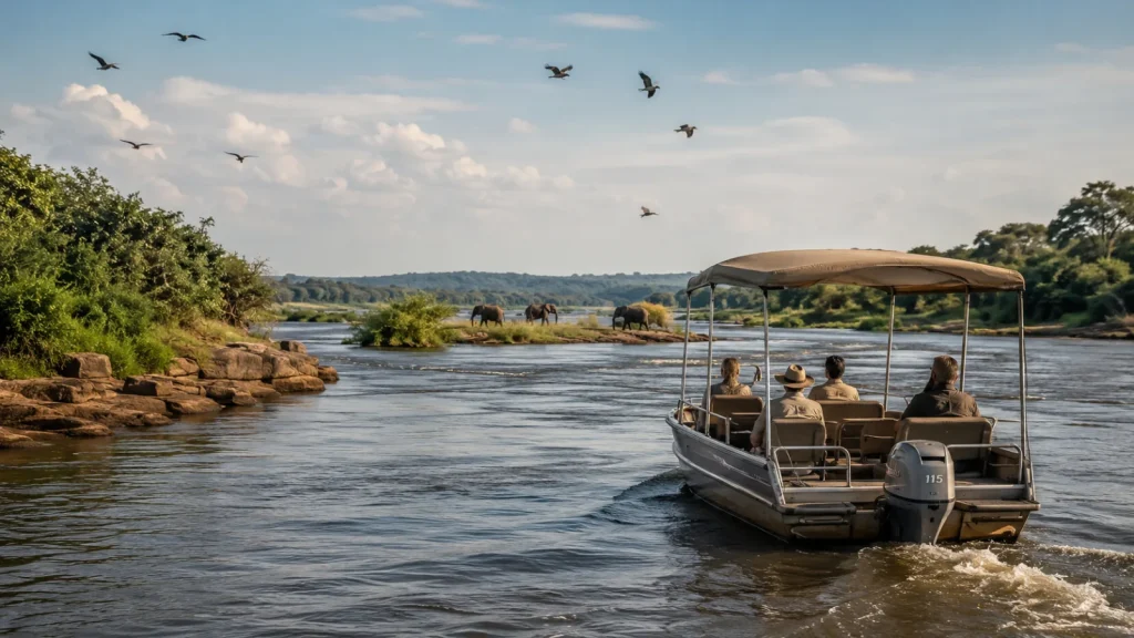 Nile Safari Boat Uganda