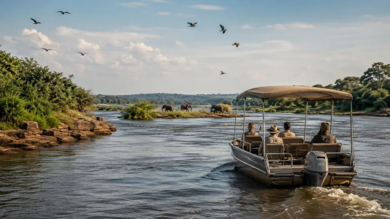Nile Safari Boat Uganda