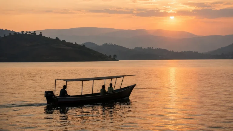 Lake Kivu Boat Evening
