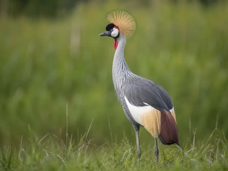 Grey Crowned Crane Wetland