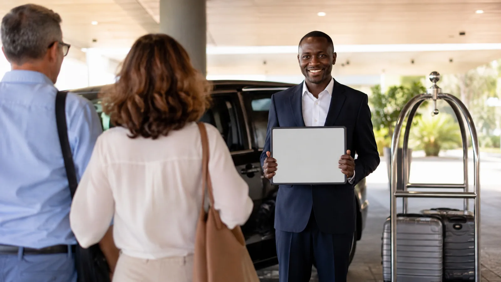 Airport meet-and-greet assistance for arriving travellers