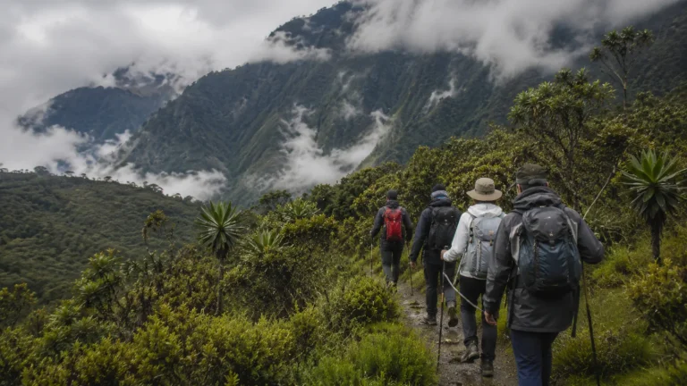Rwenzori Guided Trail Scene