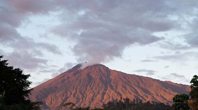 Mount Meru at Sunset
